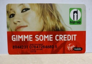 Virgin media top up card vintage - Zdjęcie 1 z 2