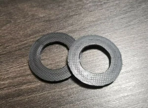 aprilia 125 MX RX ETX 2er SET Distanzscheibe Schwinge Replika - schwarz - Bild 1 von 2