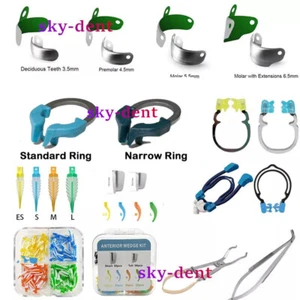 Dental Matrix Bands Ring Sectional Matrice Clamp/Plier FitS Palodent V3 System - Picture 1 of 66