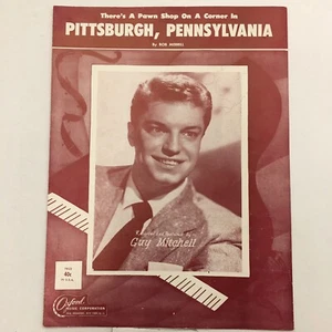 "PITTSBURG, PENNSYLVANIA'" ©1952 Vintage Sheet Music Piano Ukulele Bob Merrill - Picture 1 of 12