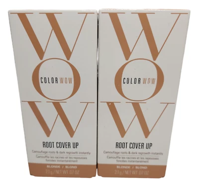 2 Boxes Color Wow Root Cover Up 2.1G/NET WT .07 OZ For Blonde Hair NEW IN BOX - Image 1 of 2