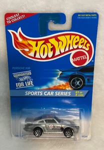 1995 Hot Wheels Sports Car Series #1/4 Silver Porsche 930 Collector #404 - Picture 1 of 3