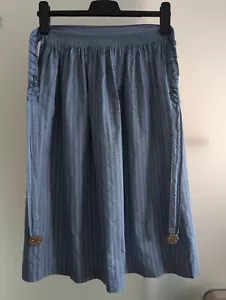 Schürze Dirndl Tracht blau hellblau Gr. L Trachten Deiser - Bild 1 von 8