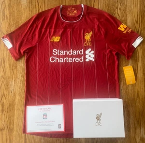 Signed Wijnaldum Liverpool 2019/20 Shirt With Club Issue COA w/ Presentation Box - Picture 1 of 4