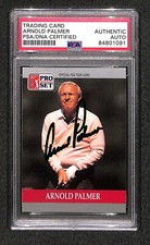 Arnold Palmer Autographed Signed 1990 Pro Set Golf #80 PSA Auto Rookie Card (RC)