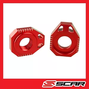 GAS CHAIN TENSIONERS EC250 EC300 EC250F EC350F 21-23 2022 2023 SCAR RED - Picture 1 of 1