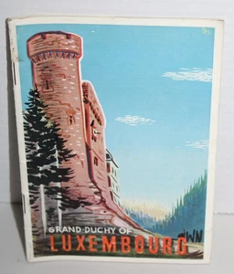 Libro de mano turístico de recuerdo del Gran Ducado de Luxemburgo 1956 - Imagen 1 de 4
