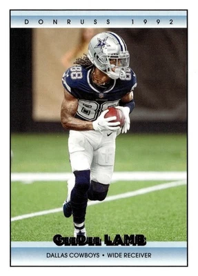 2022 Donruss #26 CeeDee Lamb Retro 1992 - Image 1 of 2