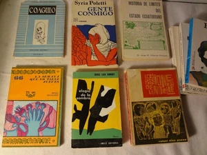 Lot Of 9 Spanish Language Poetry Spain Portugal Ecuador Vintage Paperbacks - Imagen 1 de 17