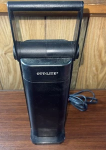 Vintage Ott-Lite Foldable Compact Desk Craft Lamp E-87225-S *NOT WORKING PARTS*! - Picture 1 of 12