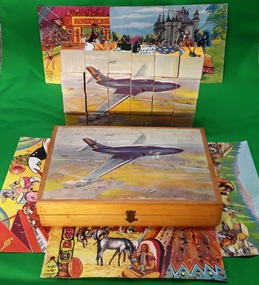 JEU DE CUBES ANCIEN- 24 PIÈCES - Photo 1/4