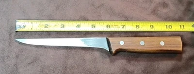 Cuchillo deshuesador rígido R.H. Researchner Victorinox 406-6, con mango de madera, Suiza Foto 1 de 4