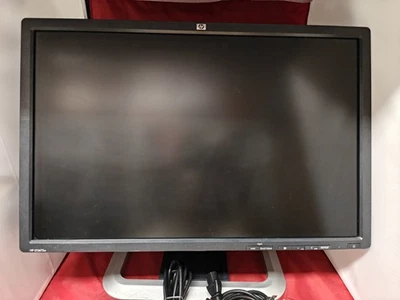 HP LP2475W 24" 1920 x 1200 60Hz 2 DVI HDMI DisplayPort Composite Monitor w base - Image 1 of 4