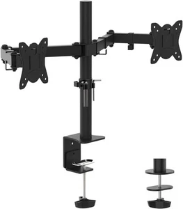 Grifema podwójny uchwyt monitora, VESA 75x75/100x100, max 10kg towar B - Zdjęcie 1 z 7