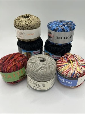 Lote mixto de 7 hilos de cinta/cinta.  Ver fotos para descripción Foto 1 de 4