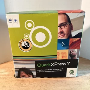 QuarkXPress 7 for Mac - Complete With Manuals, Paperwork, Discs - Used - Picture 1 of 9
