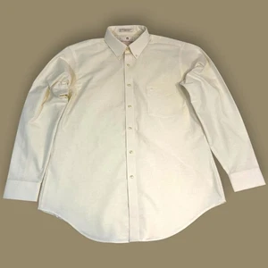 Etienne Aigner Herren Hemd 16,5 34/35 Button Down Oxford Tuch Creme - Bild 1 von 11