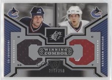 2005-06 SPx Winning Combos /350 Ed Jovanovski Brendan Morrison #WC-VA