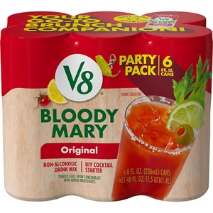 V8 Bloody Mary Mix, 8 Fl Oz Can (Pack of 6) - Picture 1 of 5