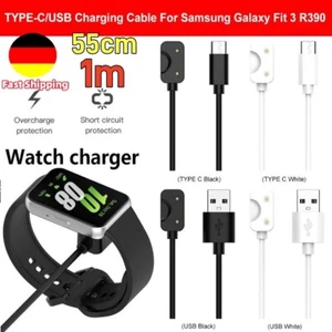 USB Typ C Kabel für Samsung Galaxy Fit 3 Smart Watch Fitness Tracker Armband NEU - Zdjęcie 1 z 20