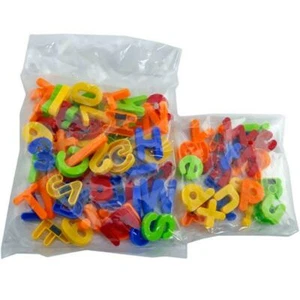 Magnetic Alphabet Magnets Letters and Numbers Toy ABC 123 Fridge Plastic Toy Set - Picture 1 of 7