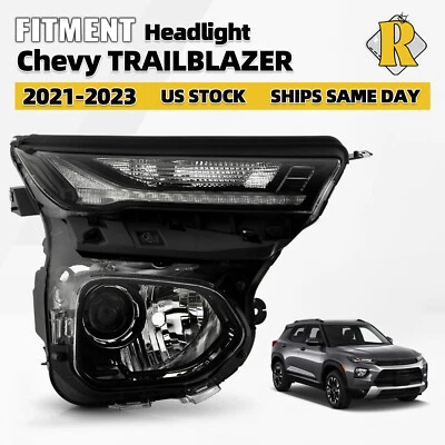 For 2021-2023 Chevy Trailblazer Passenger Side Halogen Headlight (LED DRL) RH - Image 1 of 4