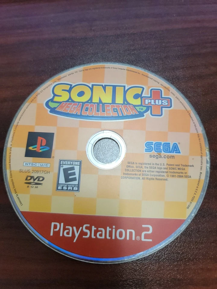 Sonic Mega Collection Plus (PlayStation 2 PS2) SIN SEGUIMIENTO - SOLO DISCO 1485 Foto 1 de 1