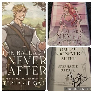 The Ballad Of Never After Stephanie Garber Signed Preorder Jacket Edition Rare - Picture 1 of 6