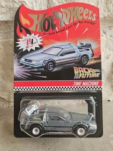 Hot Wheels Red Line Club Back to the Future DeLorean TIME MACHINE 1327/3300 - Picture 1 of 6