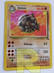 Golem ® Fossil 36/62 ® Non Comune ® Pokemon ® Italiano ® Good+ - Picture 1 of 2