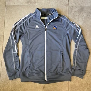 Golden State Warriors NBA Adidas Zip Up Track Jacket Grey Size Medium - Picture 1 of 6