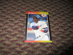 Donruss89 #122 Jim Rice Boston Red Sox Baseball Card - Hall of Fame - Very Clean - Picture 1 of 2