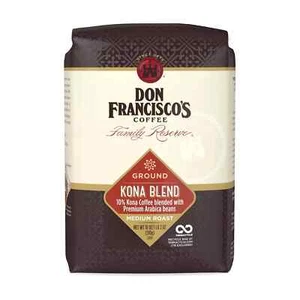 Don Francisco’s Kona Blend Medium Roast Ground Coffee, 10% Kona, (18 oz Bag) - Picture 1 of 7