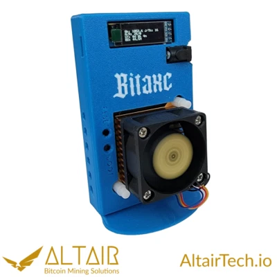 ALTAIR TECHNOLOGY AltairTech Bitaxe Gamma Bitcoin Miner with AxeSheath Stand & DC PSU