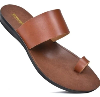 Aerothotic Casual Arch Supportive Split Toe Women Slide Sandals Summer Essential - Image 1 of 4