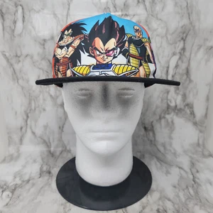 Dragon Ball Z Vegeta Saiyan Saga Flat Bill Bioworld Adjustable Snapback Hat OSFM - Picture 1 of 9