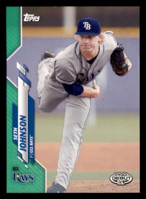 2020 Topps Pro Debut Green #PD73 Seth Johnson /99 - Image 1 of 2