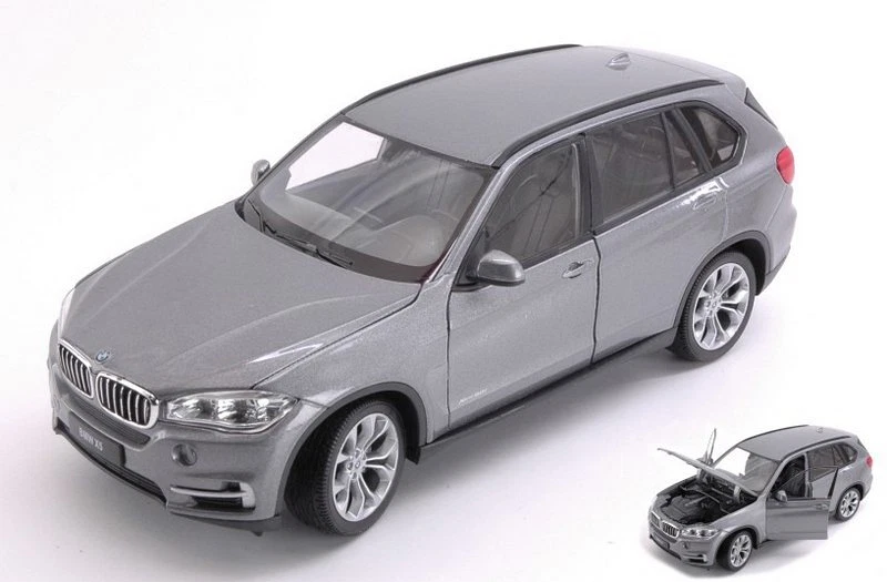 BMW X5 2015 Grey 1:24 WELLY 24052GY - Immagine 1 di 1