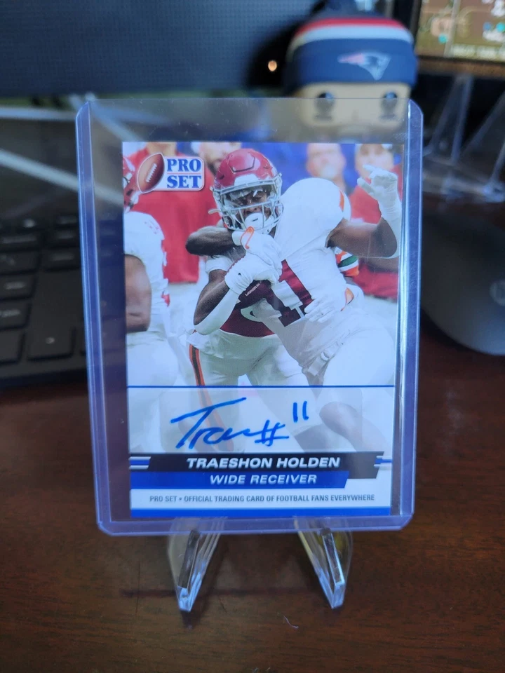 Traeshon Holden Pro Set 2022 Auto University Of Alabama Roll Tide PSA-TH1 - Image 1 of 1