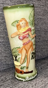 2007 Tommy Bahama Relax Bikini Bongo Tiki Mug Tumbler Hand Painted - Picture 1 of 5