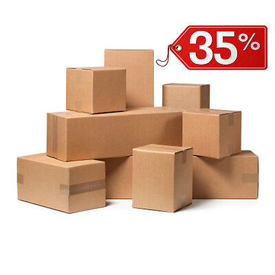 40 Pièces Boite De Carton Emballage Livraison 25x15x10cm Boites Havane • 42.24€
