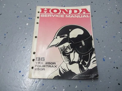 Honda TRX250R TRX 250 R 1986 manual de taller manual de reparación 61HB900 Foto 1 de 4