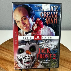 Ice Cream Man & Jack Frost 2 Horror Double Feature DVD Movie - Picture 1 of 4