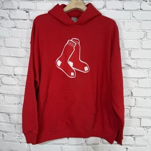 Boston Red Sox 2008 MLB Genuine Merchandise Hoodie Men XXL Red Embroidered Patch - Picture 1 of 18