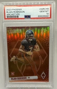 2023 Bijan Robinson PSA 10 SSP Case Hit Archetype Phoenix Atlanta Falcons - Picture 1 of 20