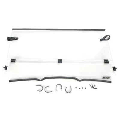 Moose Clear Full Folding Utility Windshield - 2317-0185 - Image 1 of 3