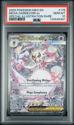2025 POKEMON MEG SPECIAL ILLUSTRATION RARE #178 MEGA GARDEVOIR EX PSA 10 - Image 1 of 2
