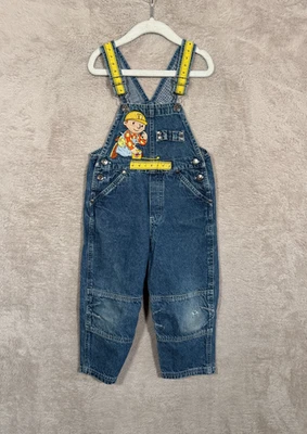 Vintage Toddler Bob the Builder Denim Overralls 3T - Image 1 of 4