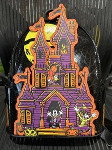 *NEW* Loungefly Mickey Mouse and Friends Halloween Mini Backpack - Picture 1 of 13