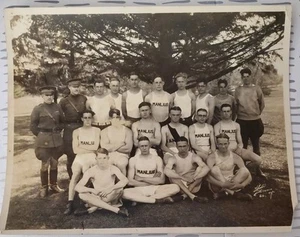 1920s Manlius New York Track Team Photo RARE 9.5"x7.5" - Picture 1 of 5